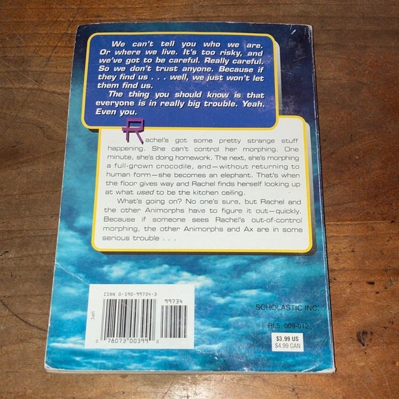 Vintage Animorphs children’s series- book #12 The Reaction - Picture 3 of 11